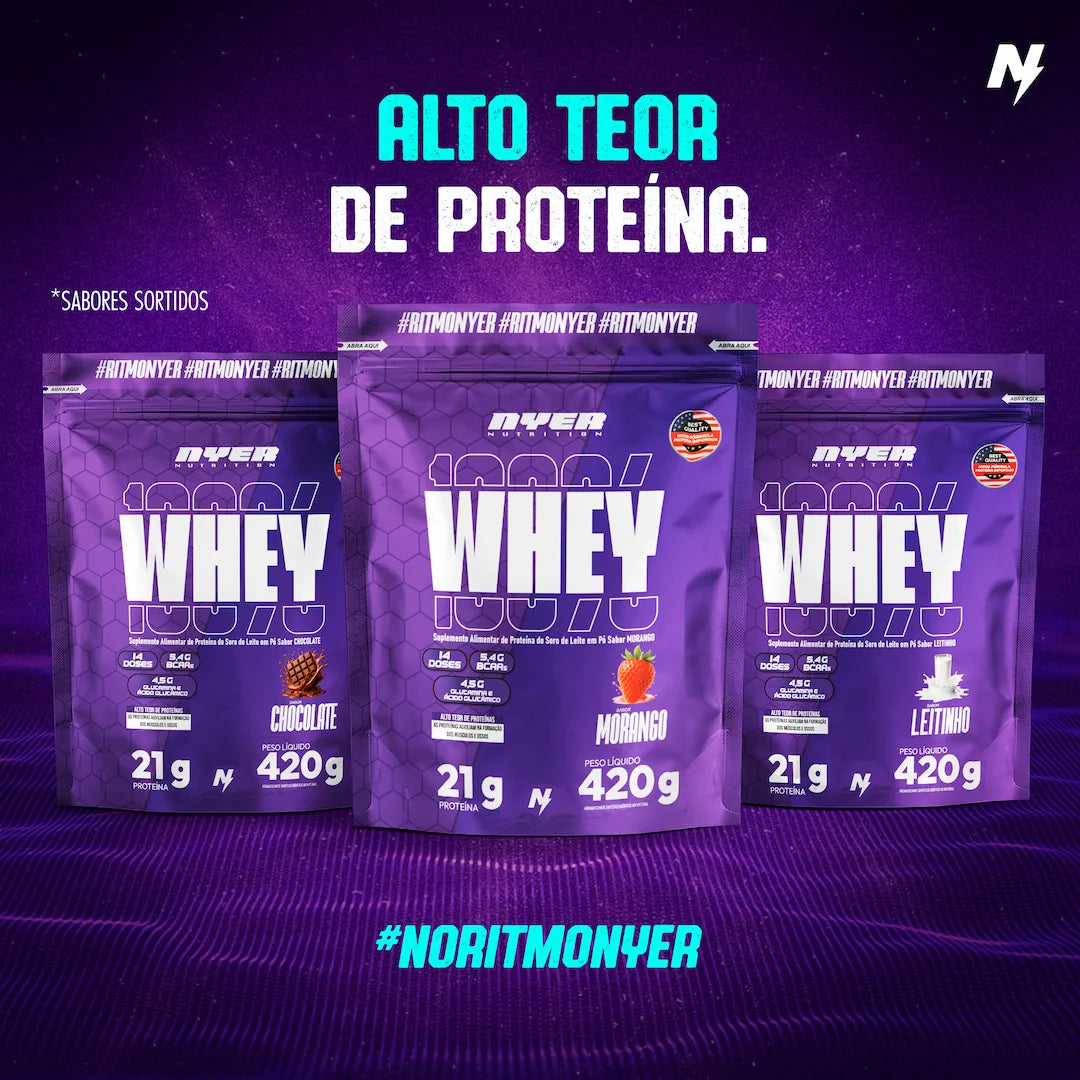 COMBO NYER 03 WHEY + ESTOQUE LIMITADO 🔥
