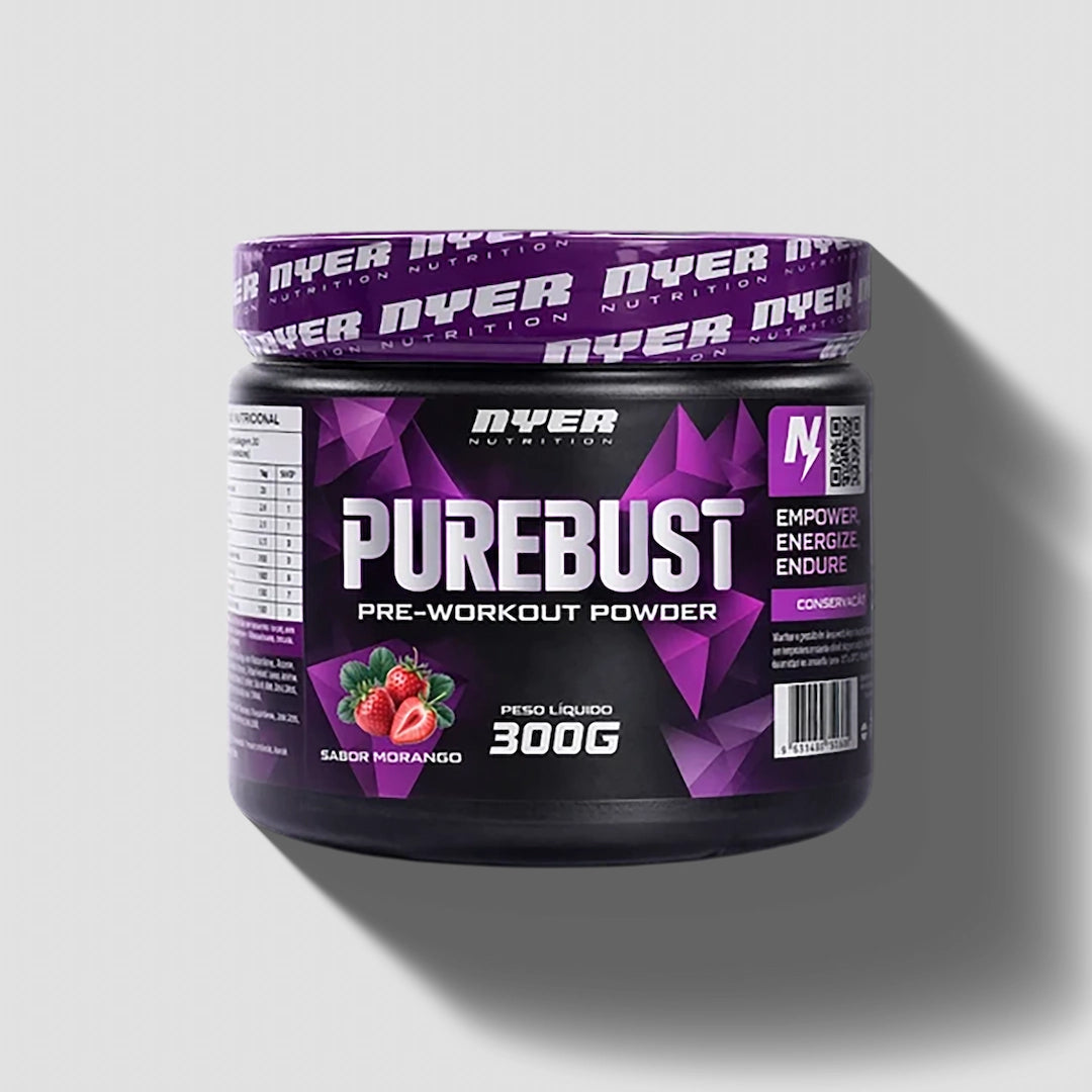 Pré-Treino Purebust 300g NYER Nutrition