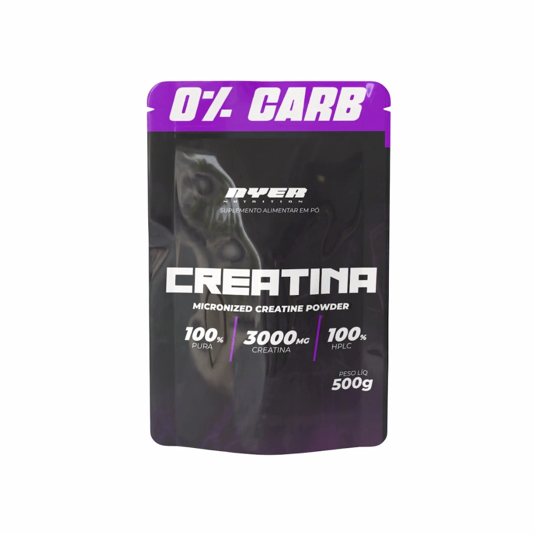 Creatina Monohidratada 500g – Pacote 100% Pura NYER
