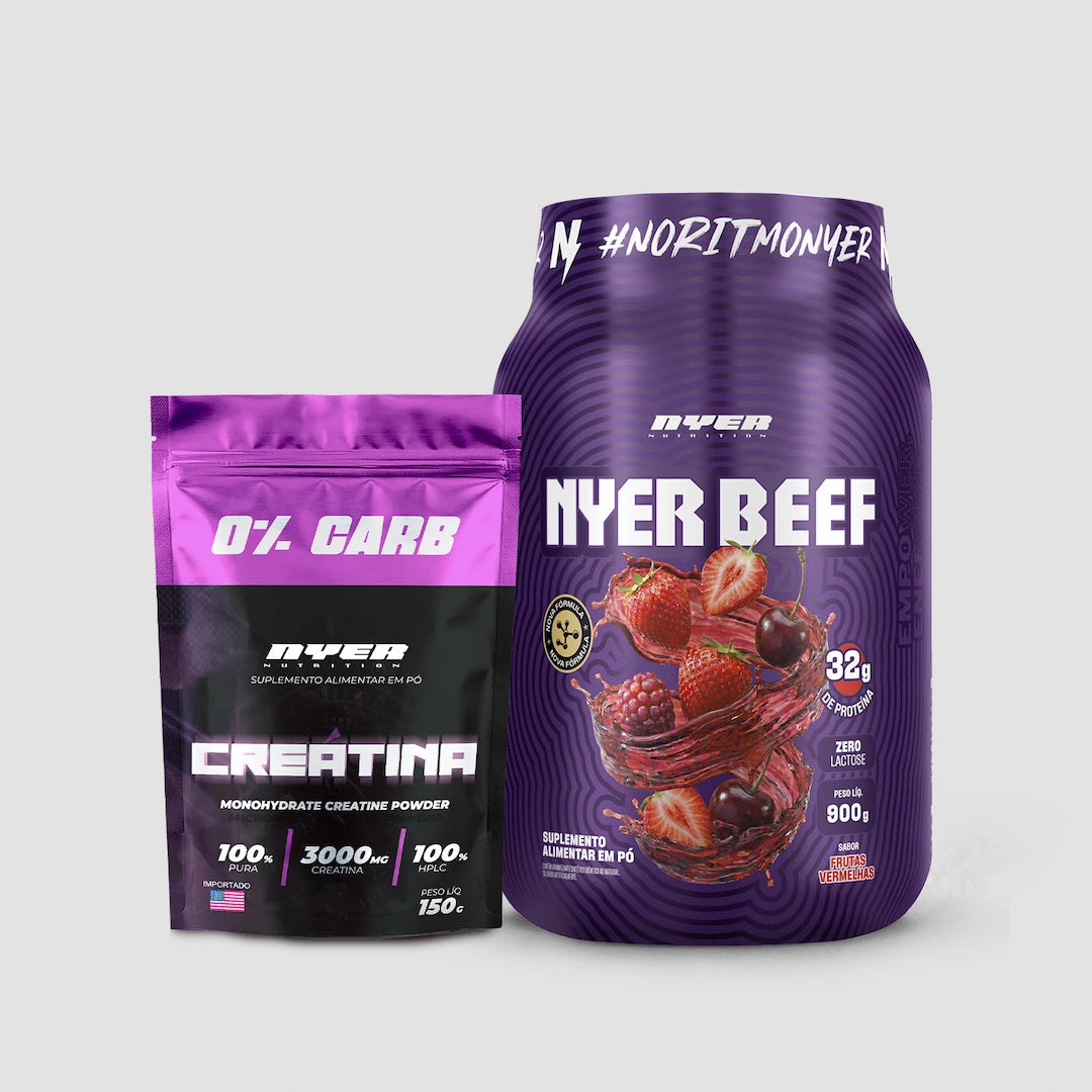 Combo Beef Protein + creatina 150g Nyer Nutrition