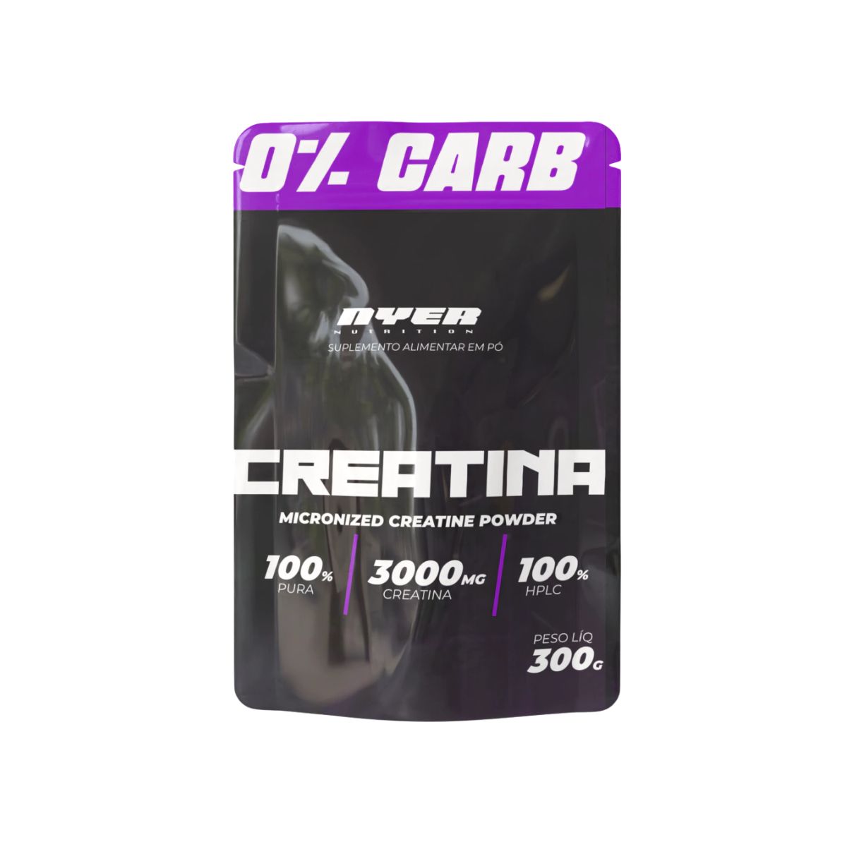 Creatina Monohidratada 300g – Pacote 100% Pura NYER