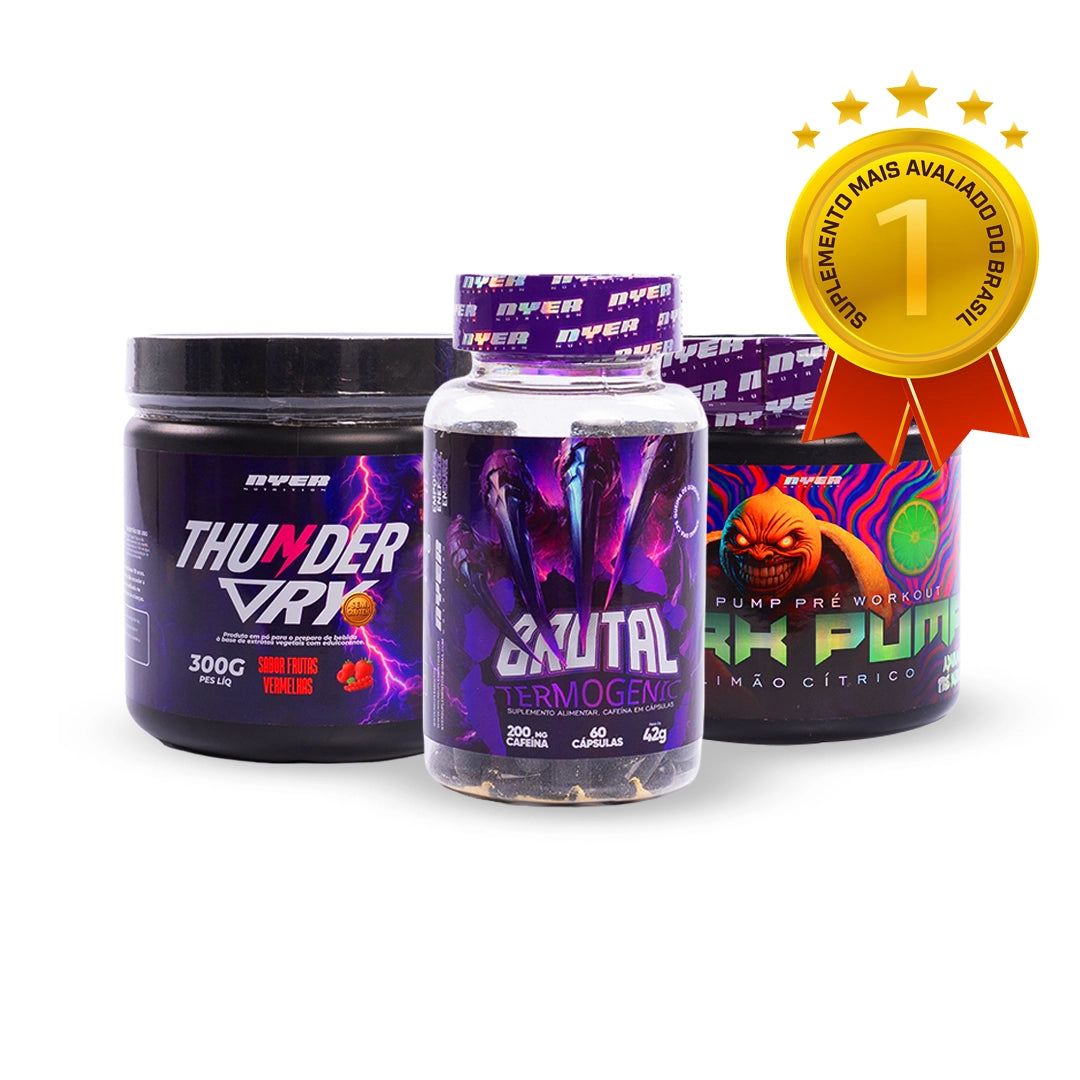 Combo Nyer Termogênico + Diurético + Pré Treino