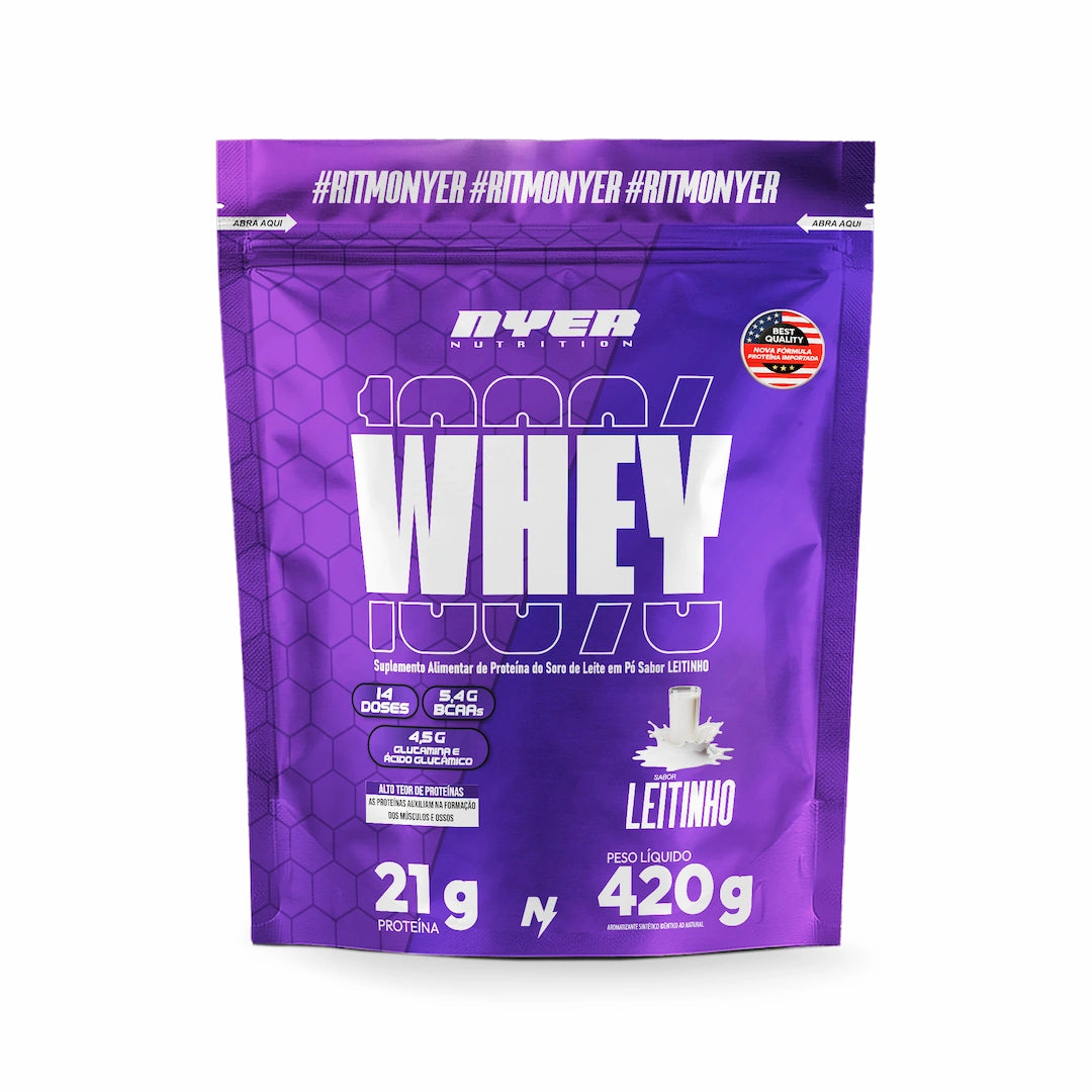 Whey Protein 420G NYER NUTRITION - LANÇAMENTO