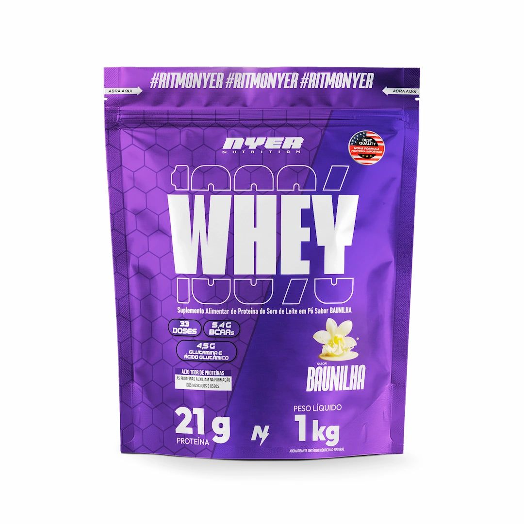 Whey Protein 1KG NYER NUTRITION - LANÇAMENTO