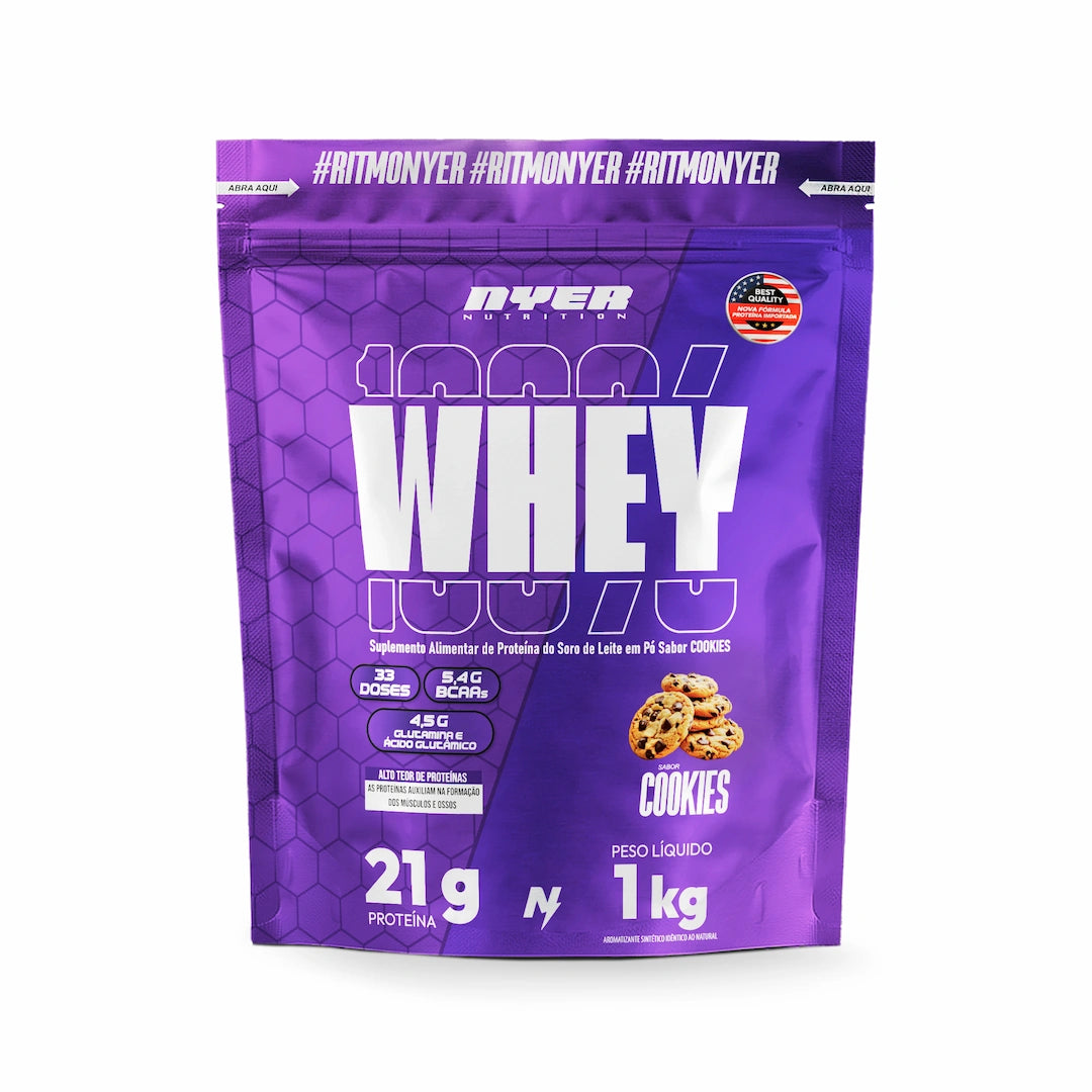 Whey Protein 1KG NYER NUTRITION - LANÇAMENTO