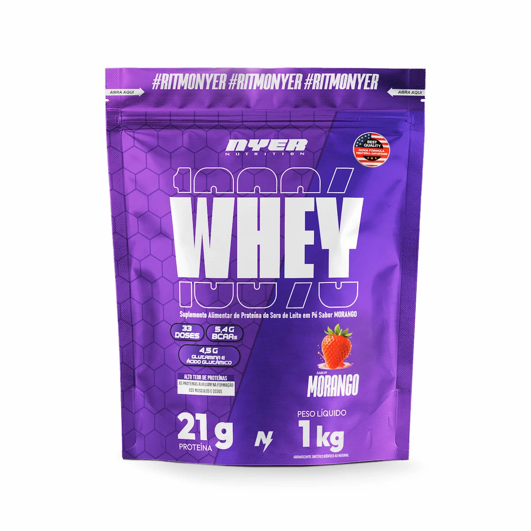 Whey Protein 1KG NYER NUTRITION - LANÇAMENTO