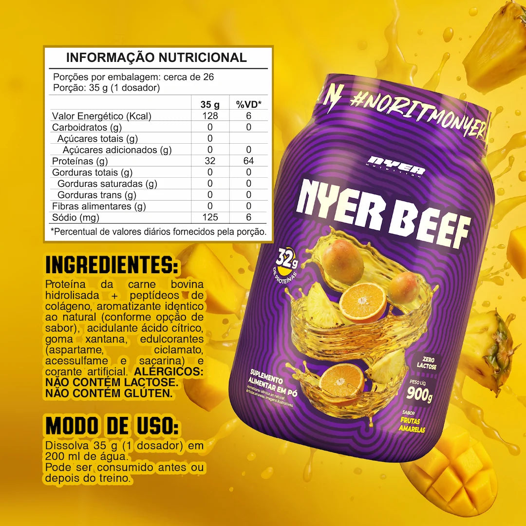 Beef Protein Zero Lactose 900g