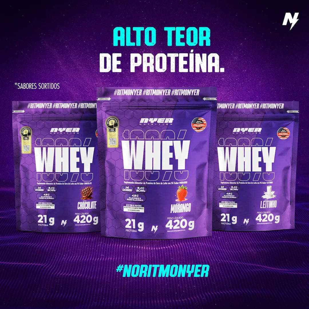 COMBO NYER 03 WHEY + ESTOQUE LIMITADO 🔥