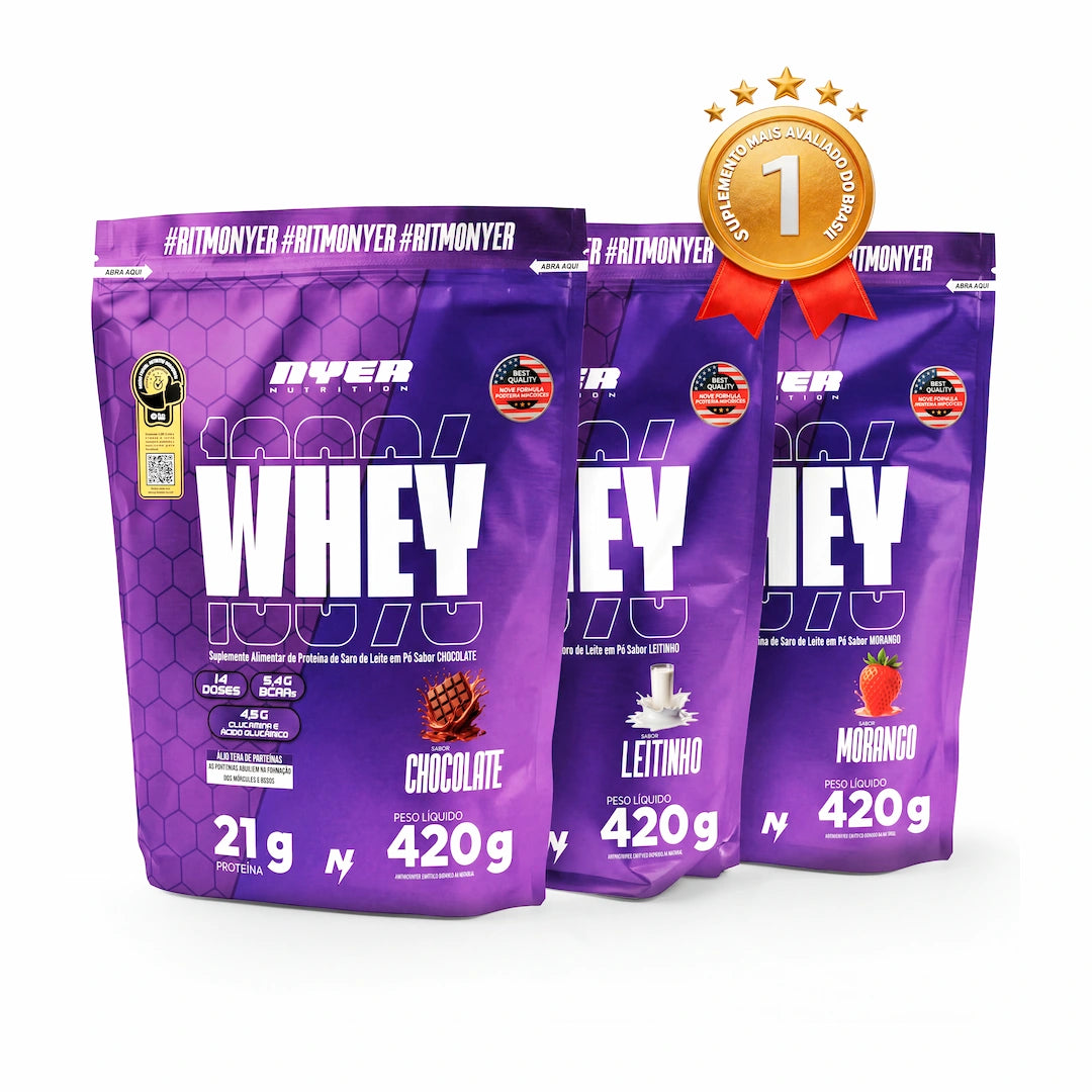 COMBO NYER 03 WHEY + ESTOQUE LIMITADO 🔥