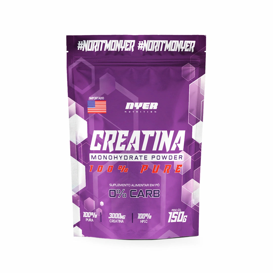 Creatina Monohidratada 150g – Pacote 100% Pura NYER