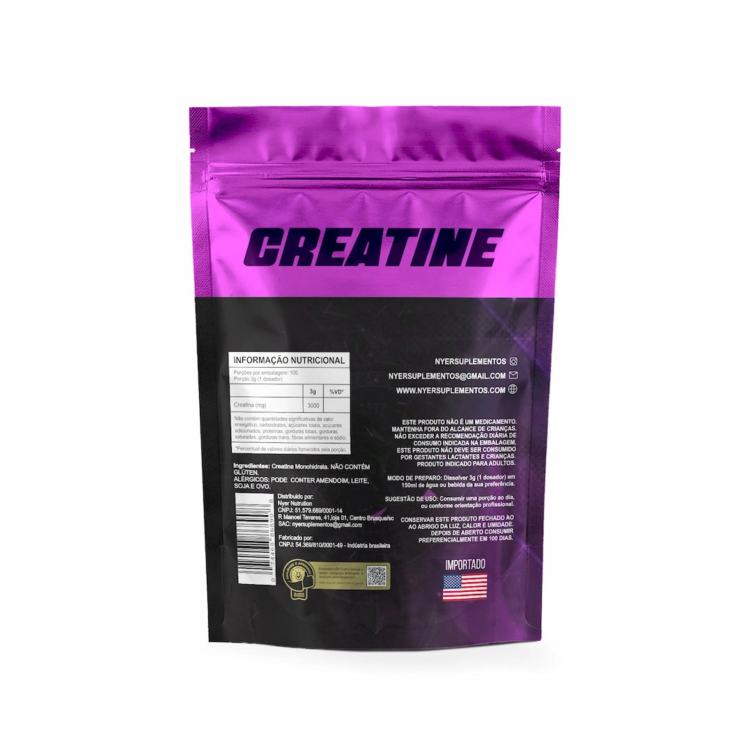 Creatina Monohidratada 100% Pura