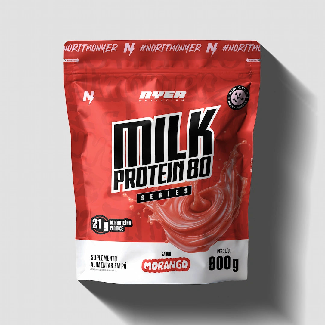 Milk Protein 900g - sabor morango