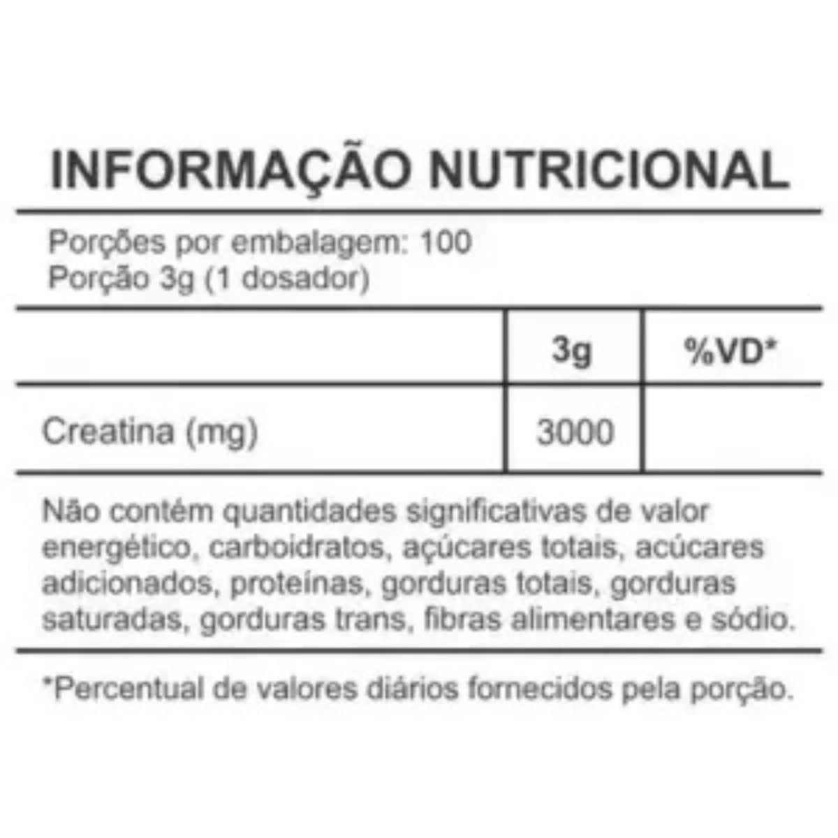 Creatina Monohidratada 100% Pura