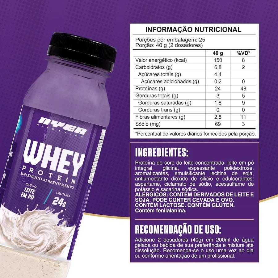 Combo Equilíbrio - 4 Monodose Whey Gourmet + 1 magnésio