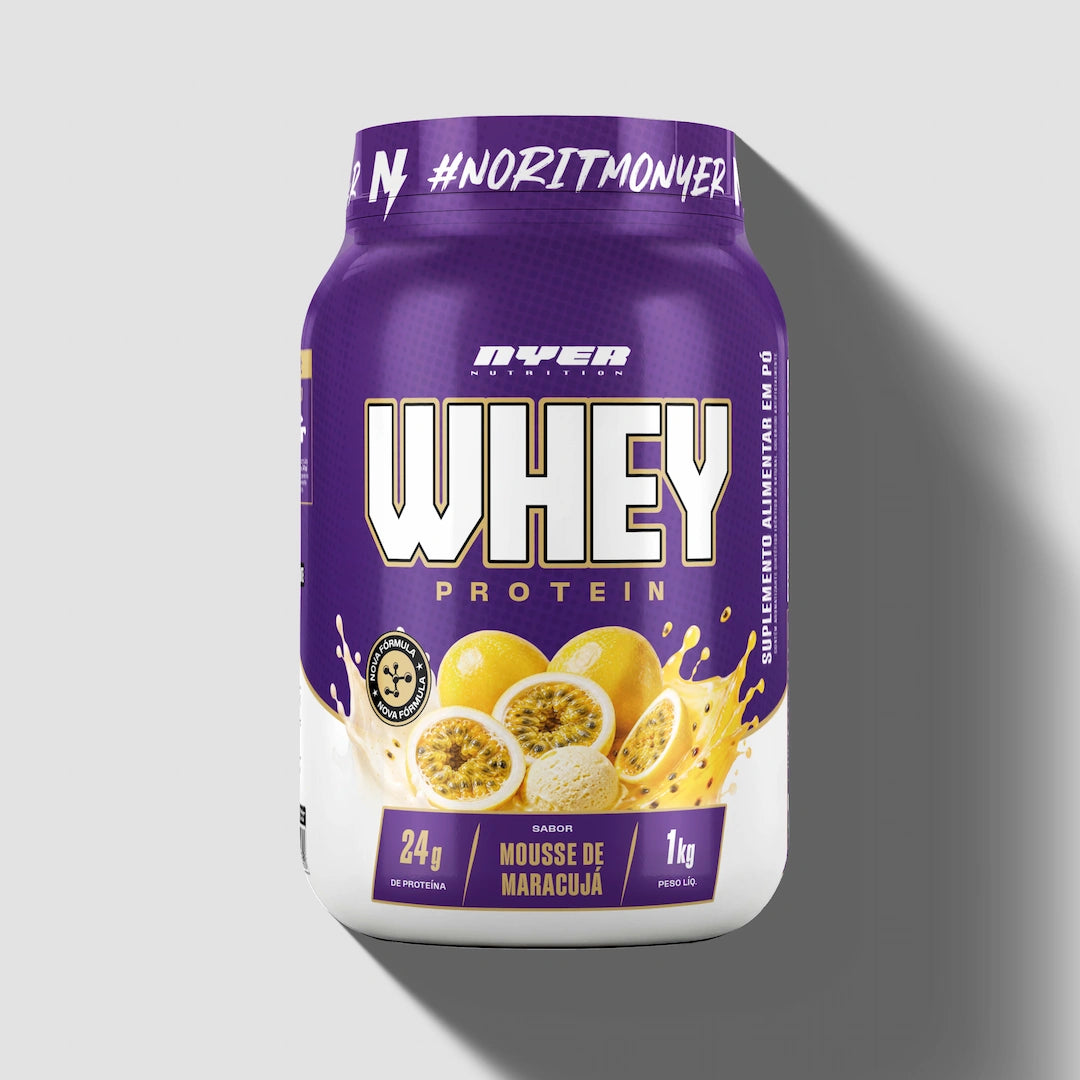 Whey Protein Gourmet 1 Kg - sabor maracujá