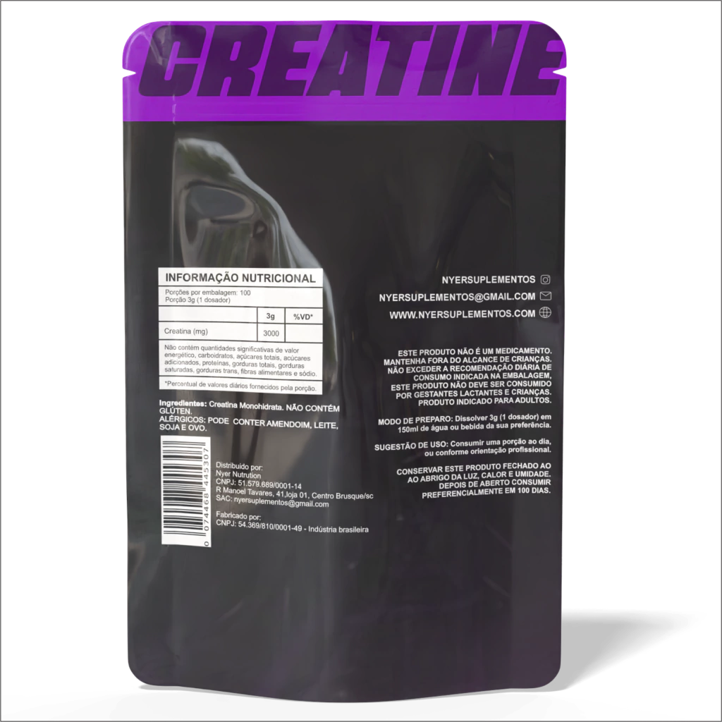 Combo Nyer Whey + Cretina + Pré Treino