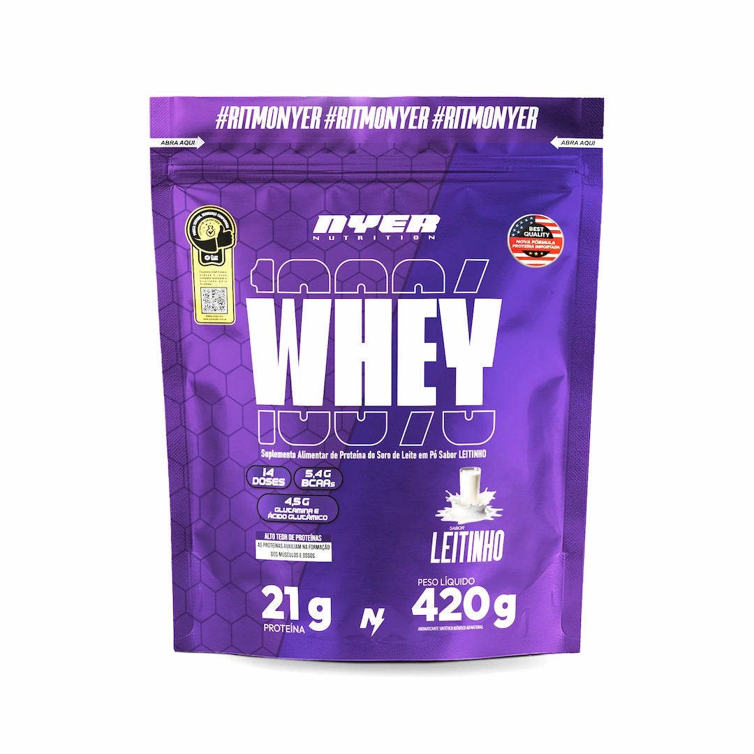 Whey Protein 420G NYER NUTRITION - LANÇAMENTO