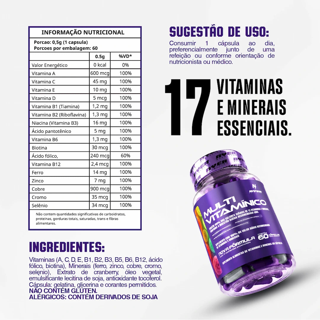Combo Performance - Creatina + Multivitamínico