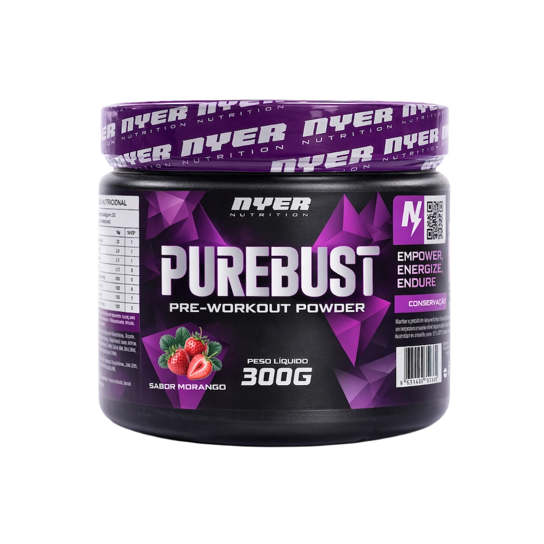 Pré-Treino Purebust 300g NYER Nutrition