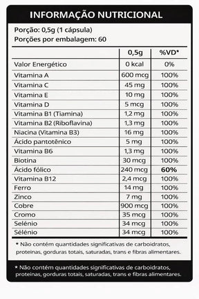 Multi Vitamínico Nyer Nutrition