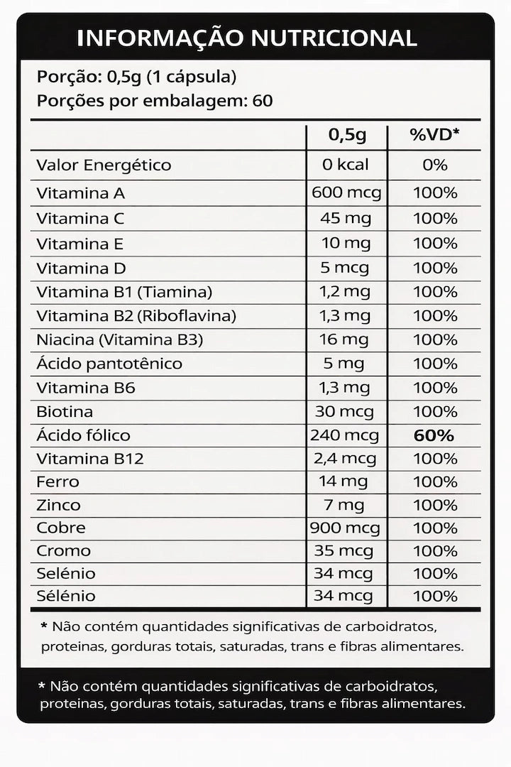 Multi Vitamínico Nyer Nutrition